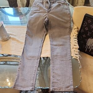 Charter Club Women's Straight Leg Jeans in Gray